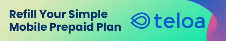 Refill your Simple Mobile prepaid plan with Teloa